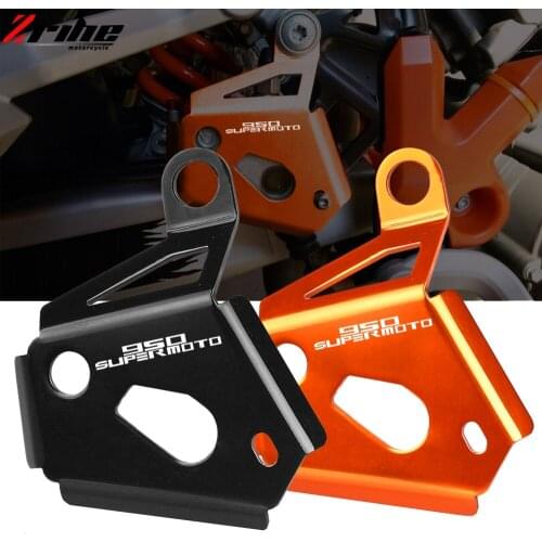 Motorcycle Rear Brake Master Cylinder Guard Protector Cover For 990 950 SUPERMOTO 950SUPERMOTO Heel Protective Cover Guard Right
