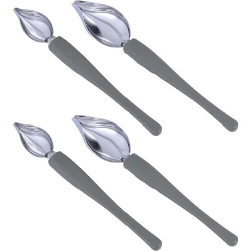 4pcs Plate Dish Sauce Painting Pencil Chocolate Pencil Tool Culinary Spoon