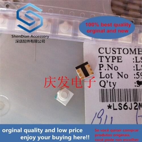 6pcs only orginal new Japan LS6J2M-1YG touch switch patch 6-pin with lamp LDE luminous button grass green