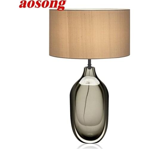 AOSONG Nordic Creative Table Lamp Contemporary LED Decorative Desk Light for Home Bedside Bedroom