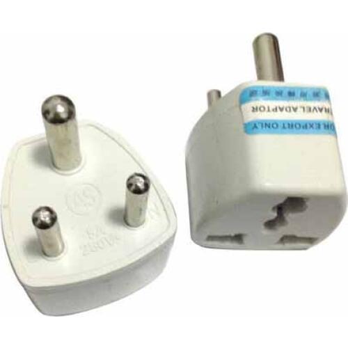 Travel Charger Converter BS 546 India To EU AU US AS UK Adaptor plug Universal-m NEW