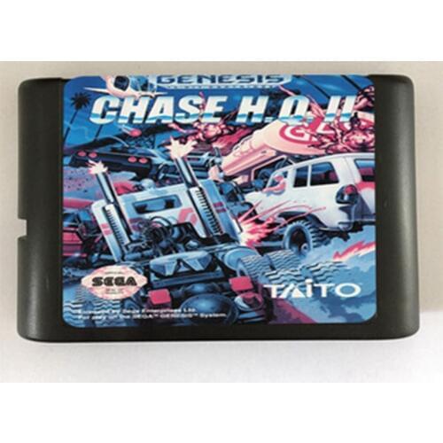 Chase H.Q.II Game Cartridge Newest 16 bit Game Card For Sega Mega Drive / Genesis System