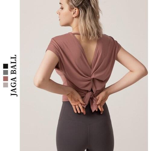 Fitness-Training Summer Breathable Sports Vest Short-Sleeved T-Shirt Women Blouse Loose Quick-Drying Running Yoga Tank Tops T7