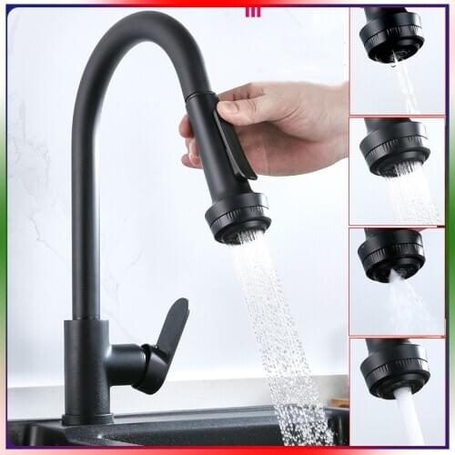 LISM Black Kitchen Faucets