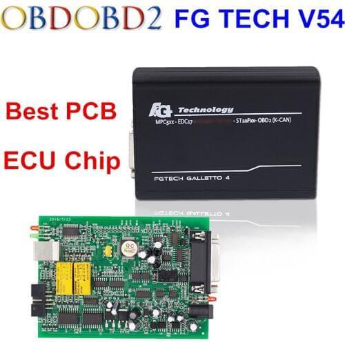 Newest FGTech V54 Galletto 4 EU 0475 Master Support BDM Full Function Fg Tech V54 Auto ECU Chip Tuning OBD FG-TECH Free Ship