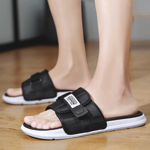 Beach outdoor flat uomo erkek bain leather roman piel herren sandles cuero para playa drying genuine heren ete size verano da