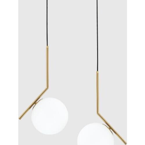 Nordic Modern Gold LED Pendant Lights bedroom dinning room kitchen hanglampen voor eetkamer E27 LED Lamp Edison Light Bulb