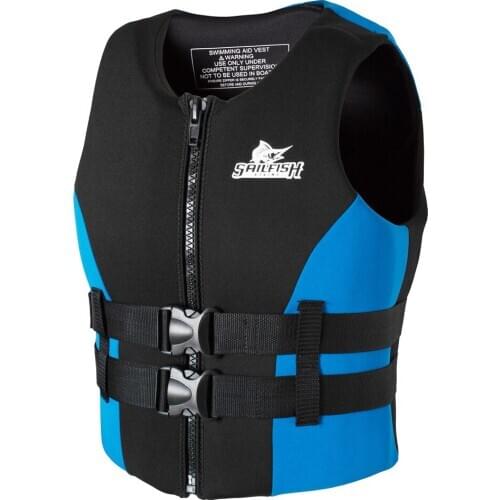 Adult Life Jacket Swim Vest Men Womens Neoprene Buoyancy Aid Jacket for Swim Surf Fishing Ski Boating Watersports Buoyance Suit