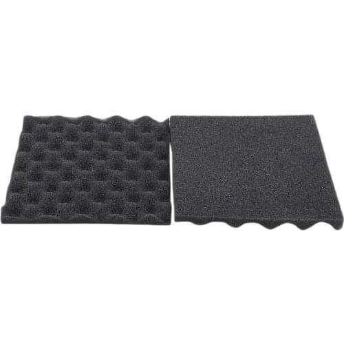 12 PCS 25x25cm Studio Acoustic Panel Foam Sound Foam Sound Proofing Protective Sponge Soundproof Absorption Treatment Panel