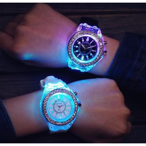 Led Mens Watches Digital Sports Set A Pair Silicone Luminous Ladies Outdoor Womens WristWatches Men Watch Relogios Masculino