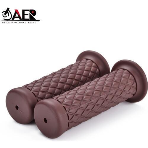 JAER Universal Rubber Motorcycle handlebar Grip End for Kawasaki Suzuki Yamaha MT07 MT09 XJ6N XJ6F FZ8S FZ8 7/8" 22mm Handlebar