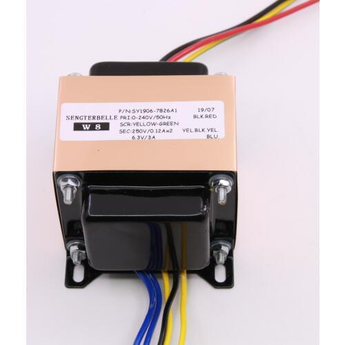 Amplifier Audio EI Transformer Output: AC250V-0-AC250V, 0-AC6.3V Tube Amp Power Supply Transformer