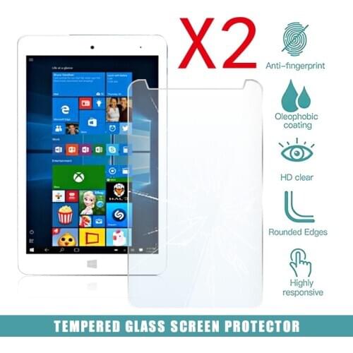 2Pcs Tablet Tempered Glass Screen Protector Cover for Chuwi Hi8 Pro 8.0 incn Tablet Computer Anti-Scratch Explosion-Proof Screen