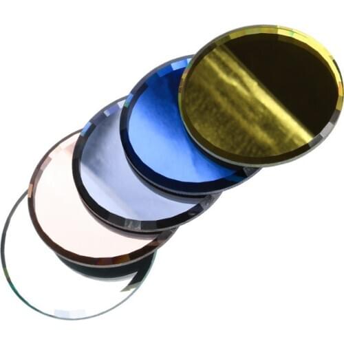 Mirror Glass False Nail Tips Display Board Color Palette Practice Showing Shelf Jewelry Decorations Nail Art Tools for Manicure