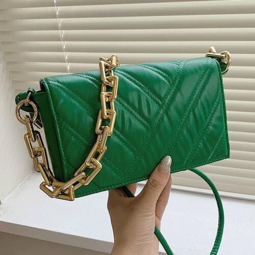 Women Handbags Chains High Quality 2021 Soft Leather Shoulder Bag Female Flap Sac Luxury Crossbody Bags Women Messenger Bag New