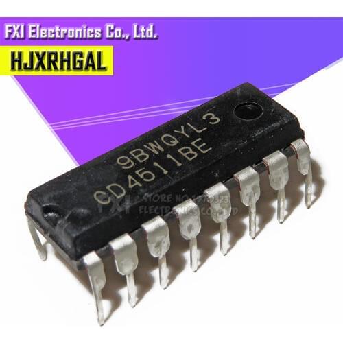 10PCS CD4511BE DIP16 CD4511 DIP new original