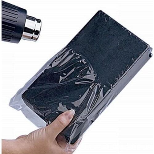 100pcs/set PVC heat shrinkable film packaging storage bag retail sealed packaging bag gift cosmetic transparent plastic bag