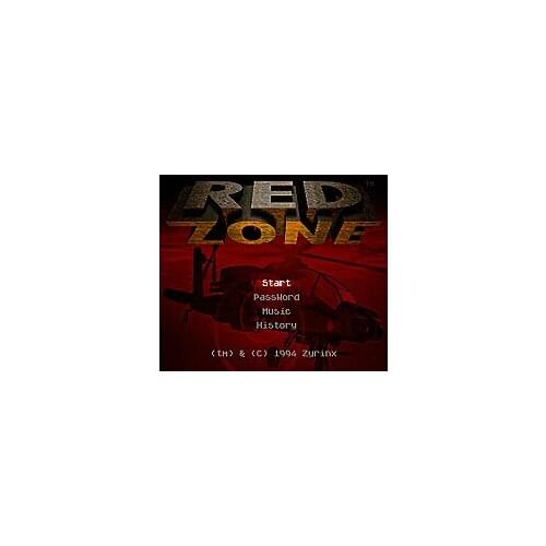 Red Zone 16 bit MD Game Card For Sega Mega Drive For Genesis