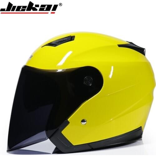 2020 Motorcycle Helmets Electric Bicycle Helmet Open Face Dual Lens Visors Men Women Summer Scooter Motorbike Moto Bike Helmet