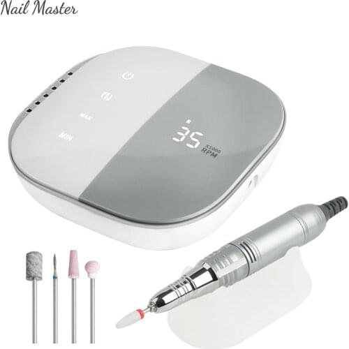 35000rpm Electric Nail File Manicure Machine 30W Professional Nails Drill Manicure set pedicure Nail Art Tools Nail Drill