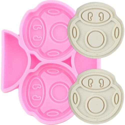 3D Mushroom Straw Topper Silicone Mold Candy Chocolate Fondant Cake Decorating Tools DIY Craft Keychain Epoxy Resin Moulds