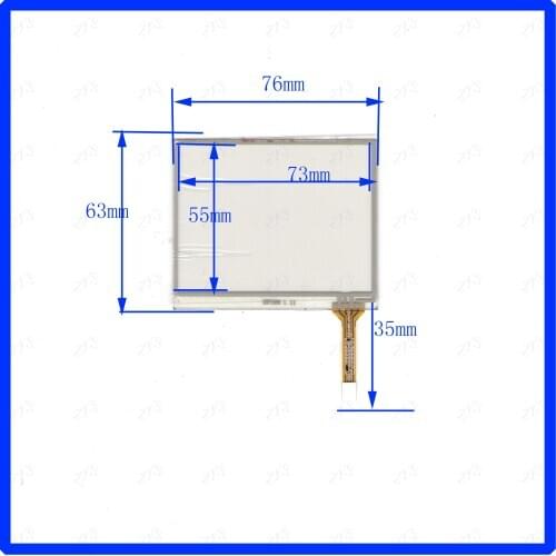 ZhiYuSun XWT588 76*63mm 3.5inch 4 wire TOUCH SCREEN touch panel this is compatible 76*63