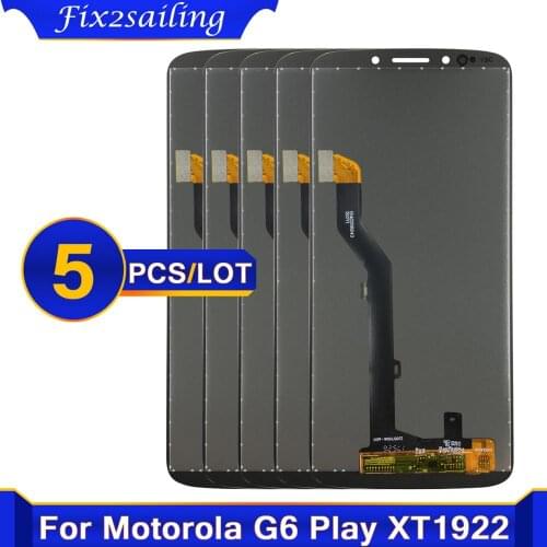 5 pieces/lot Test LCD For Motorola Moto G6 Play Display XT1922-1 XT1922-3 XT1922-4 Digitizer Touch Screen G6 Play XT1922 LCD
