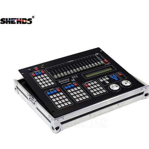 Flight Case with Sunny512 Channels DMX512 DMX Controller DJ Disco DMX Lighting Consoles Professional Stage Lights Control