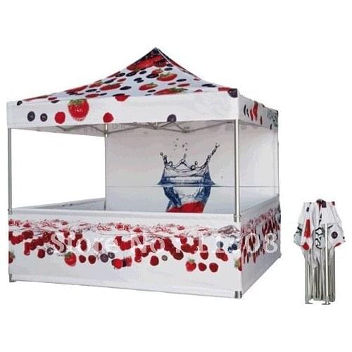 Digital Printed Professional 40x40x2.0mm Aluminum 4m x 4m Easy-Up Party Canopy Tent Gazebo Marquee Awning Promotion Event Tents