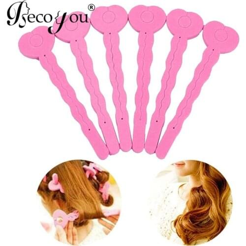 24pcs Pink Foam Hair Rollers No Heat Flexible Night Sleep Sponge Hair Curlers for Women Girls Home Travel Hair Styling Tools