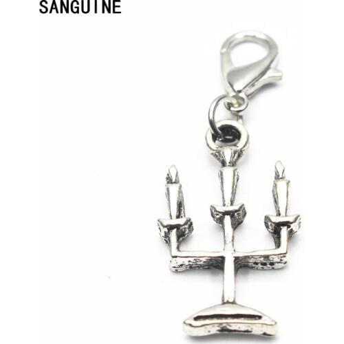 Hot selling Alloy Hearth Dangle Charms Lobster Clasp Hanging Charm For Bracelet&Pendant Floating Charms Jewelry 12pcs/lot