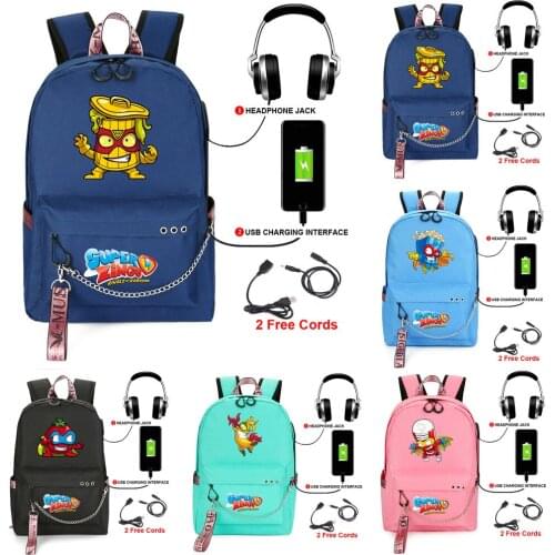 Fashion Super Zings Backpack Mochila Backpacks Women Men Laptop Bagpack Bookbag Travel Bagpack School Bags With Usb