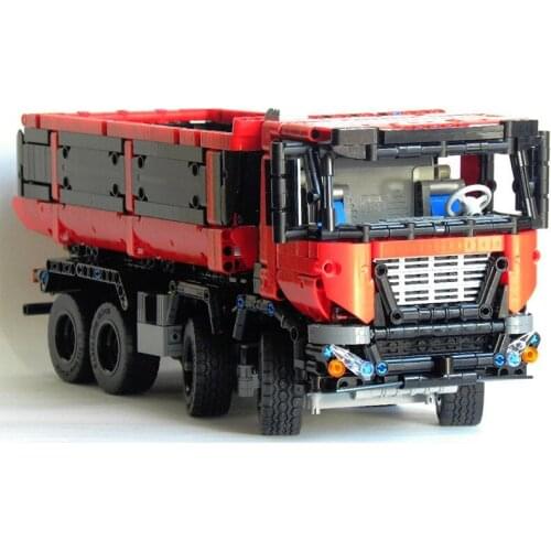 MOC Mechanical Engineering Truck City Truck Building Blocks Sets Ship Vehicle High-Tech Educational Bricks Transporter Toys