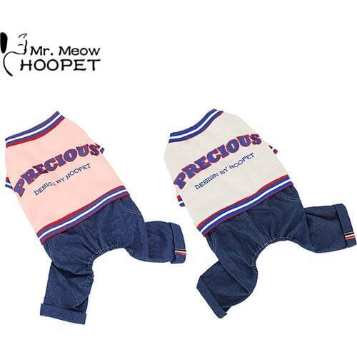 Hoopet Pet Dog Clothes Big Dog Warm Cotton Clothing Autumn Winter Dog Coat Carton Pet Outfit Dog Jacket