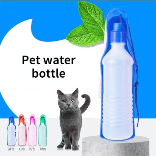 Water Feeder Bow Dog Travel Sport Water Bottle Outdoor Feed Drinking Bottle Pet Supply Portable Pets Outdoor Travel Drinking l
