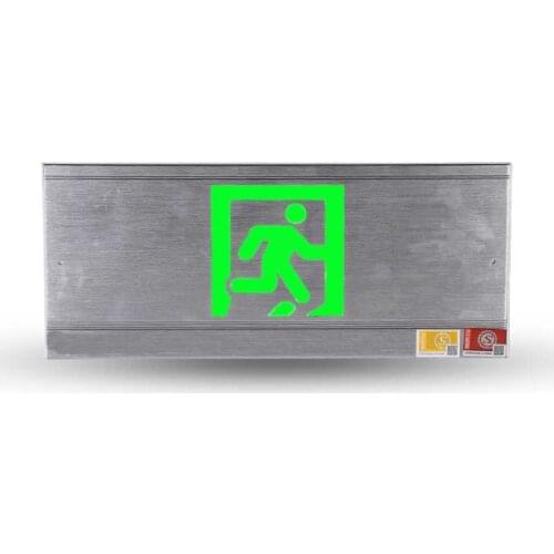 Fire Alarm Exit Emergency Light Silk Indicator Light Direction Arrow Safety Emergency Lamp For Home Office Apartment