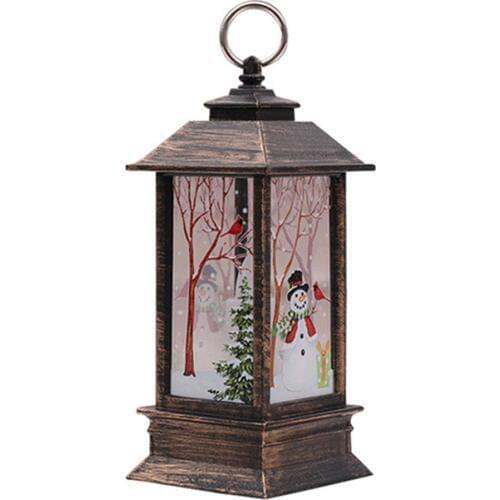 Christmas LED candle light Lantern chandelier decoration party night light Christmas window decoration wall night light