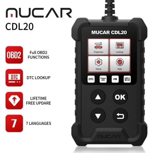 THINKCAR MUCAR CDL20 Professional Obd2 Diagnostic Tools obd 2 Engine Analyzer Code Reader Car Auto Scanner Tool pk ELM327