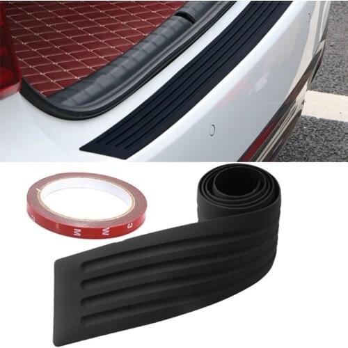 Universal Car Rear Bumper Sill/Protector Plate Rubber Cover Guard Trim Pad for Land Rover Range Rover/Evoque/Freelander/Discover