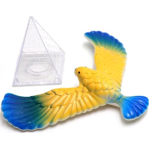Magic Balancing Bird Science Desk Toy Balancing Eagle Novelty Fun Children Learning Gift Kid Educational Toy with Pyramid Stand