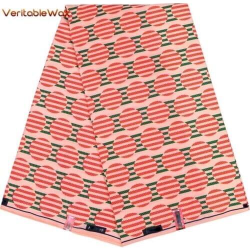 100% Polyester Wax Prints Fabric 2020 Ankara New veritableWax High Quality 6 Yards African Fabric For Party Dress FP6178