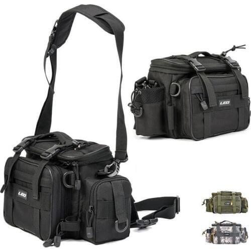 2020 new Multifunctional Fishing Tackle Bags Outdoor Sports Waist Pack Fishing Lures Gear Storage Bag Single Shoulder Crossbody