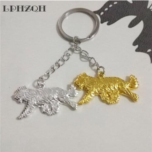 LPHZQH Fashion Boho Chic Dog Briard Cute Car Key Chain Women Handbag Pendant Charm Accessories Key Ring Jewelery Steampunk
