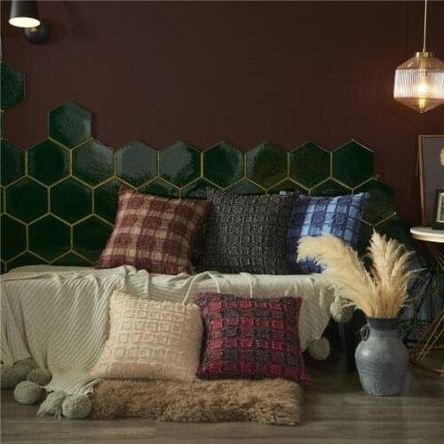 Polyester Cotton Square Double-Sided Pillowcase Home Decoration Living Room Sofa Cushion Cover 45x 45cm 30x50cm Pillow Case