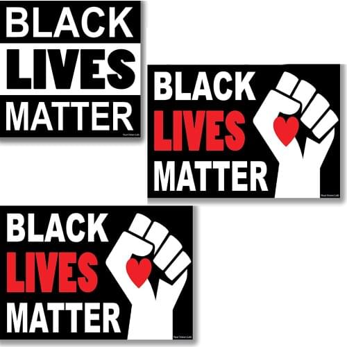 Black Lives Matter BLM Protest for Laptop Car Wall Bottle Window Sticker