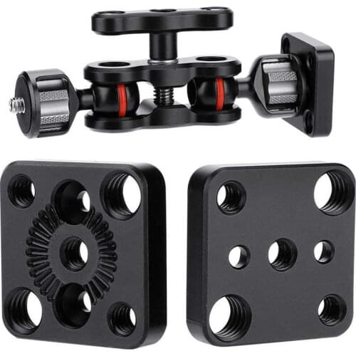 Camera Monitor Holder Magic Arm External Mounting Plate with Fittings for DJI Ronin S Handheld Stabilizer for holding monitor