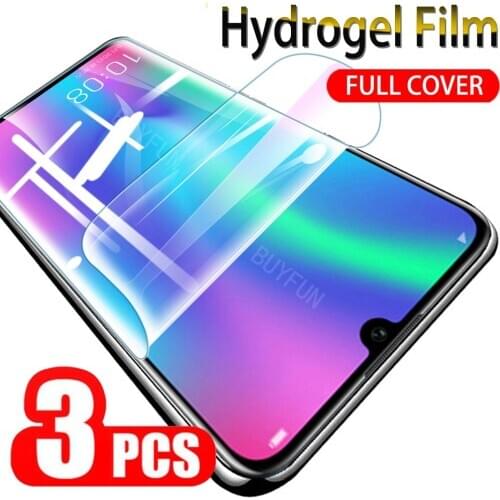 3PCS Hydrogel Film For Huawei Honor 10 Lite 10i Safety Water Gel Film On Hauwei Honer 10 Honor10 Lite Protective Film Not Glass