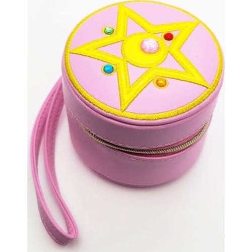 Anime Sailor Jewelry Boxes And Packaging Storage Organizer Necklace Earrings Bracelet Rings Holder Bags Portable Outdoor Purses