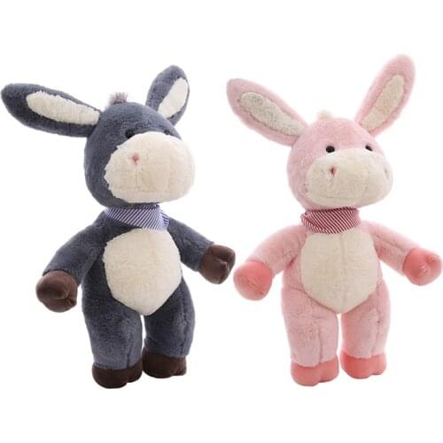 Creative Cute Hairy Plush Toy Small Donkey Ears Can Move Soft Personality With Sleep Story Creative Cute Plush Toys For Children