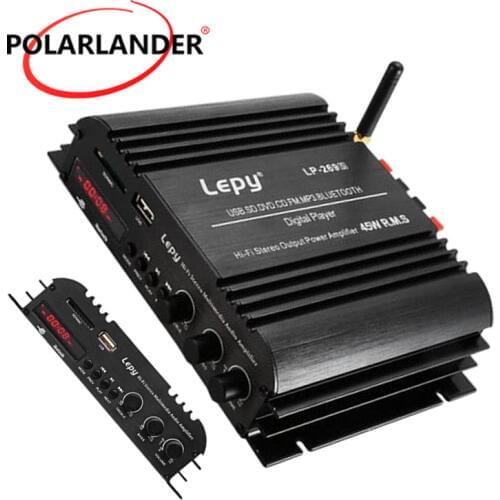 LP-269S Lepy 2CH 45W Bluetooth Car without adaptor Digital Player HIFI Stereo Audio Power Home Multimedia Support SD FM MP3 DVD